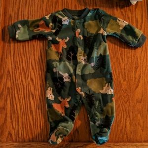 Green woodlands onesie